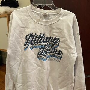 Gildan White Graphic Sweatshirt